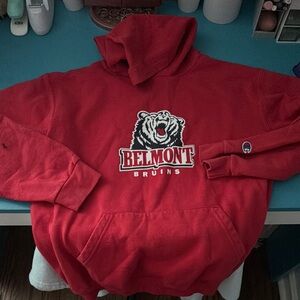 Champion Red Belmont Bruins Youth Sweatshirt
